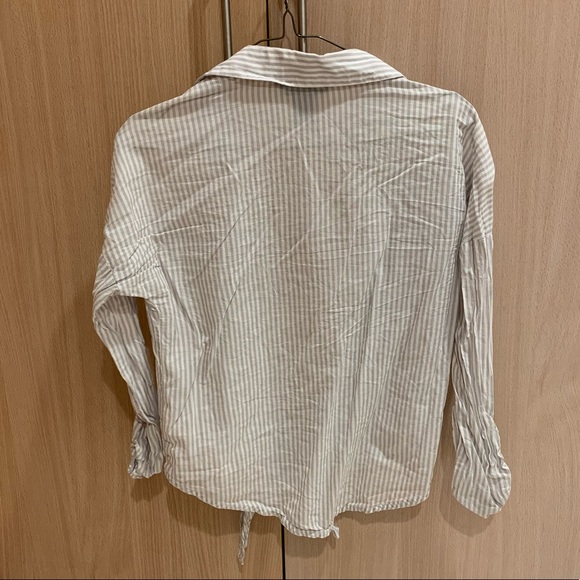 STRIPPED BLOUSE - Picture 2 of 4